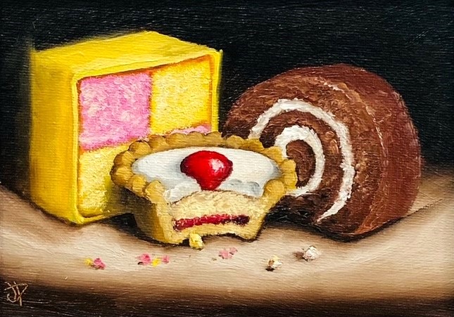 'Family Favourite Cakes' by artist Jane Palmer